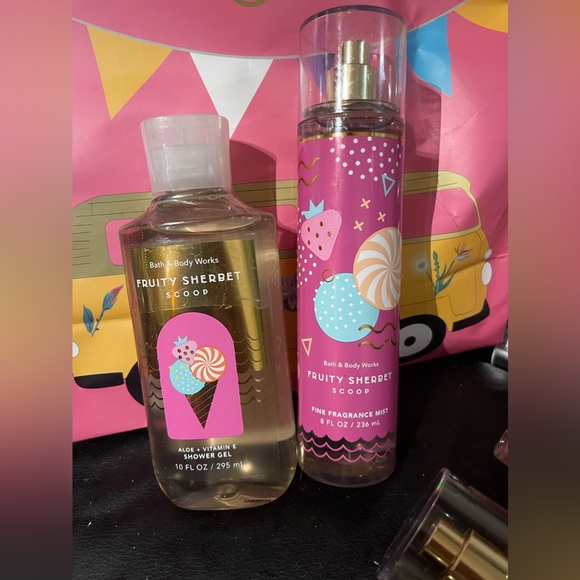 Bath & Body Bath Body Works 2piece Fruity Sherbet Scoop Body Mist
